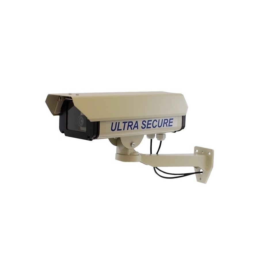 große CCTV Kamera-Attrappe DC10 (Aufschrift) - Ultra Secure DE