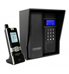 ULTRACOM 2 - 600 m Funk-Gegensprechanlage mit schwarzem Außengehäuse (ohne Tastatur)