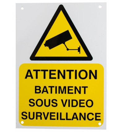 A5 Außen-CCTV-Überwachungs-Warnschild (in deutsch)