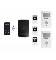UltraDIAL 3G GSM Alarmgerät mit 2 x BT PIR & 3 x Fernbedienungen