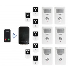 ULTRADIAL 3G GSM ALARMGERÄT MIT 6 X BT PIR'S