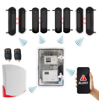 Comprehensive 2B-100 Wireless Perimeter Alarm, H/D GSM Auto-Dialler & Wireless Siren