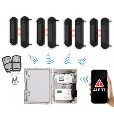 Comprehensive 2B-100 Wireless Perimeter Alarm, H/D GSM Auto-Dialler & Wireless Siren
