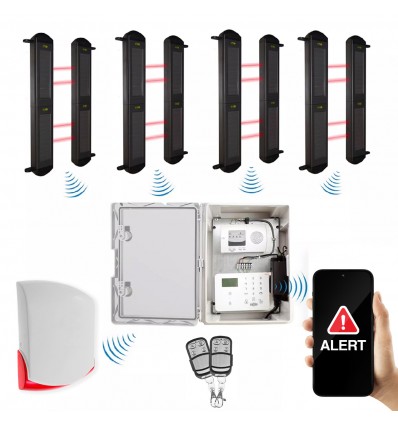 Comprehensive 2B-100 Wireless Perimeter Alarm, H/D GSM Auto-Dialler & Wireless Siren