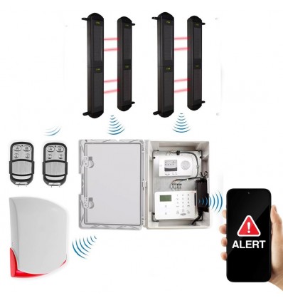 Comprehensive 2B-100 Wireless Perimeter Alarm, H/D GSM Auto-Dialler & Wireless Siren