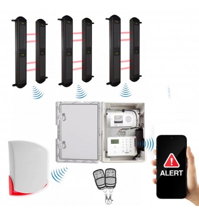 Comprehensive 2B-100 Wireless Perimeter Alarm, H/D GSM Auto-Dialler & Wireless Siren