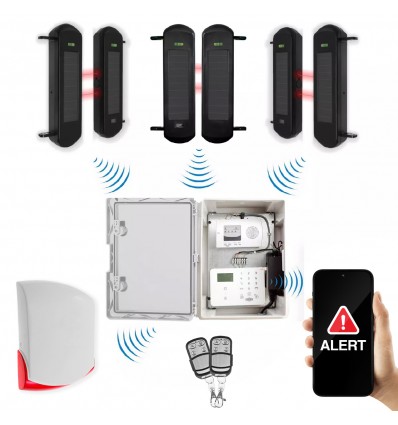 Comprehensive 2B-100 Wireless Perimeter Alarm, H/D GSM Auto-Dialler & Wireless Siren