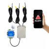 4 channel 3G KP GSM Temperature, Humidity & Power Status Monitor with 4 x 1 metre Probe Extension