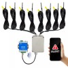 4 channel 3G KP GSM Temperature, Humidity & Power Status Monitor with 4 x 1 metre Probe Extension
