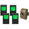 600 m drahtloser tragbarer Pager & batteriebetriebener Ruftaster