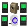 600 m drahtloser tragbarer Pager & batteriebetriebener Ruftaster