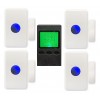 600 m drahtloser tragbarer Pager & batteriebetriebener Ruftaster
