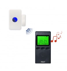 600 m drahtloser tragbarer Pager & batteriebetriebener Ruftaster