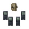 600 m drahtloser tragbarer Pager & batteriebetriebener Ruftaster
