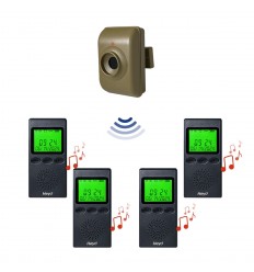 600 m drahtloser tragbarer Pager & batteriebetriebener Ruftaster