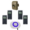 600 m drahtloser tragbarer Pager & batteriebetriebener Ruftaster
