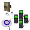 600 m drahtloser tragbarer Pager & batteriebetriebener Ruftaster