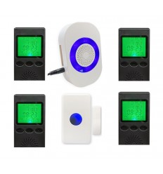 600 m drahtloser tragbarer Pager & batteriebetriebener Ruftaster