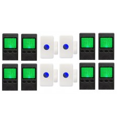 600 m drahtloser tragbarer Pager & batteriebetriebener Ruftaster