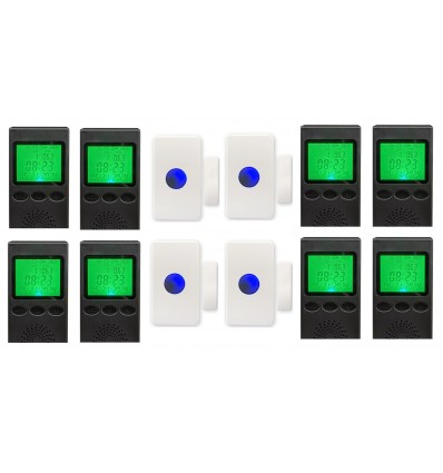 600 m drahtloser tragbarer Pager & batteriebetriebener Ruftaster