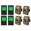 600 m drahtloser tragbarer Pager & batteriebetriebener Ruftaster