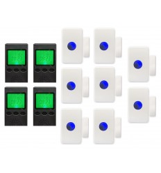 600 m drahtloser tragbarer Pager & batteriebetriebener Ruftaster