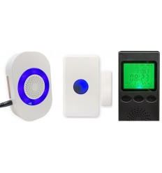 600 m drahtloser tragbarer Pager & batteriebetriebener Ruftaster