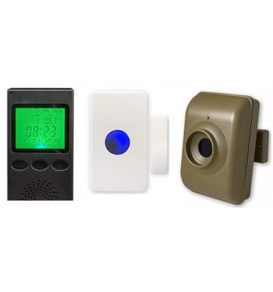 600 m drahtloser tragbarer Pager & batteriebetriebener Ruftaster