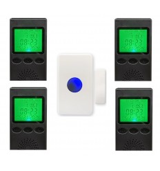 600 m drahtloser tragbarer Pager & batteriebetriebener Ruftaster