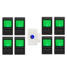 600 m drahtloser tragbarer Pager & batteriebetriebener Ruftaster