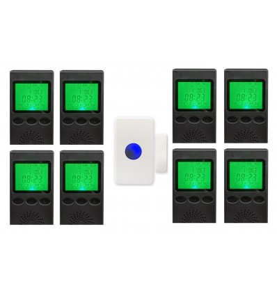 600 m drahtloser tragbarer Pager & batteriebetriebener Ruftaster