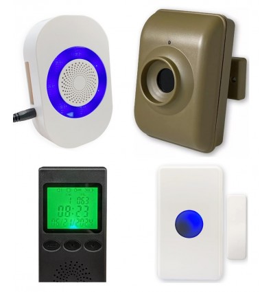 600 m drahtloser tragbarer Pager & batteriebetriebener Ruftaster