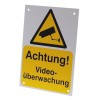 A5 Außen-CCTV-Überwachungs-Warnschild (in deutsch)