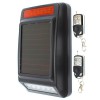 Solarbetriebene Sirene mit Blitzlicht & Empfänger