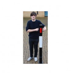 Großer belastbarer H/D 140P herausnehmbarer Park- und Sicherheitspfosten