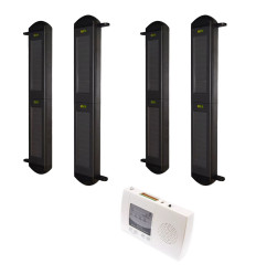 2S drahtloses solarbetriebenes Lichtschrankensystem