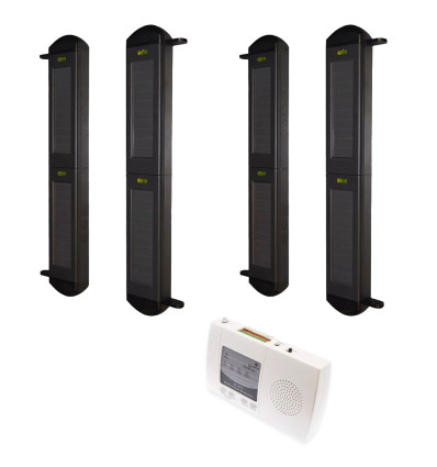 2S drahtloses solarbetriebenes Lichtschrankensystem