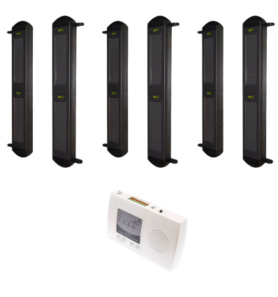 2S drahtloses solarbetriebenes Lichtschrankensystem