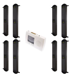 2S drahtloses solarbetriebenes Lichtschrankensystem