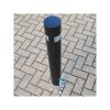 Schwarzer 120 P herausnehmbarer Park- und Sicherheitspfosten mit 'NO PARKING'-Aufschrift