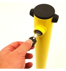 610Y umklappbarer Parkpfosten mit Zylinderfuß