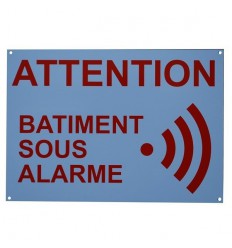 A4 Außen-Alarmwarnschild