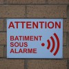 A4 Außen-Alarmwarnschild