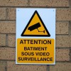 A4 Außen-CCTV-Überwachungs-Warnschild (in deutsch)