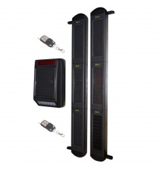 Solarbetriebene 3B Lichtschranken und drahtlose SolarSirene