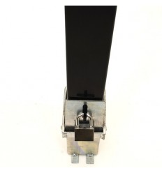 H/D schwarzer 100P herausnehmbarer Park- und Sicherheitspfosten 