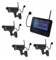 300 m drahtloses CCTV & 4 x Außenkamera mit 20 m Nachtsicht