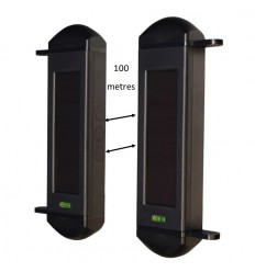 1B drahtloses System mit solarbetriebener Lichtschranke & Wählgerät